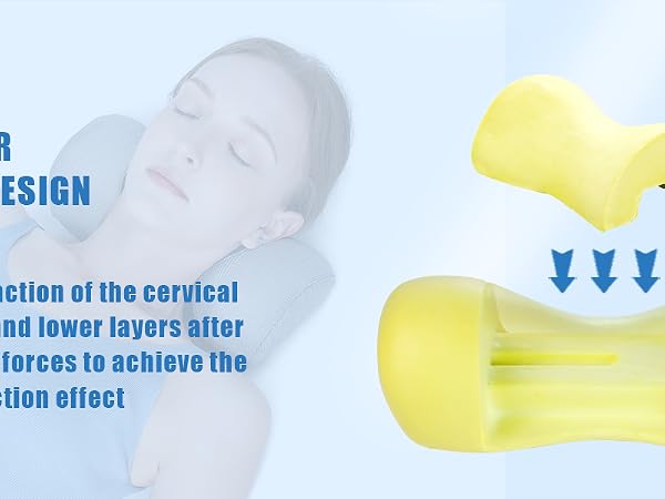 Neck Roll Pillow for sleeping