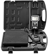 PB Motor Tech 110LBS Digital Refrigerant Charging Scale with Ultra Large LCD Screen & Portable Ca...