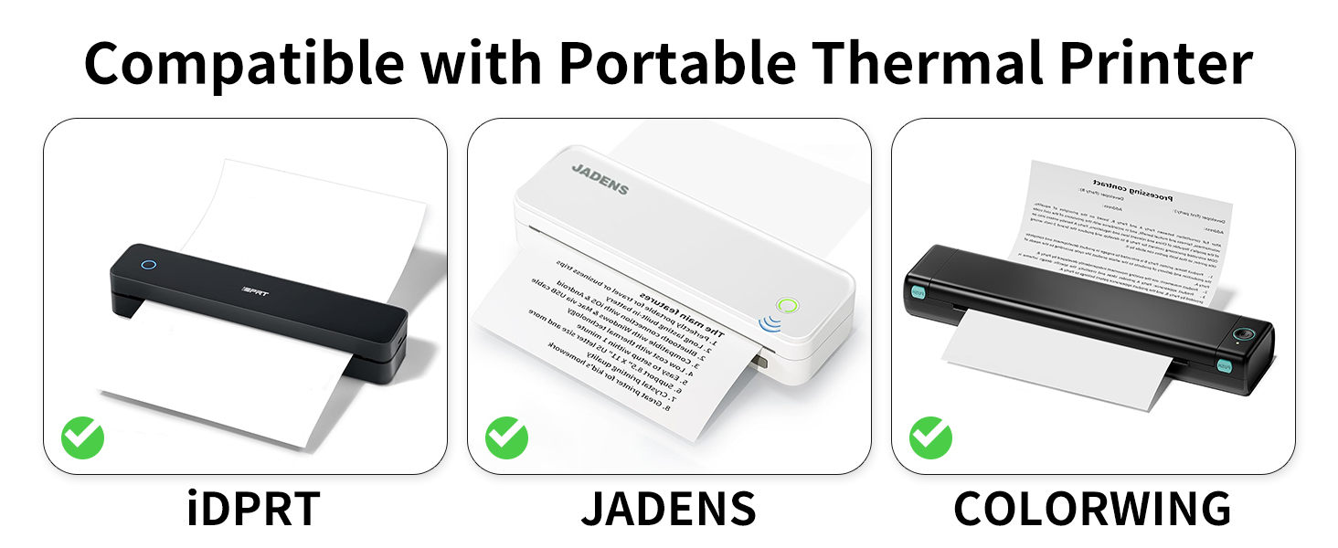 thermal printer paper rolls