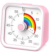 InfPokid Visual Timer with Pause Function for Kids and Adults, Productivity Timer with Rainbow Pa...
