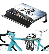 Bike Wall Mount - Horizontal Indoor Bike Rack for Garage Storage - Heavy Duty Bicycle Hanger Hook...