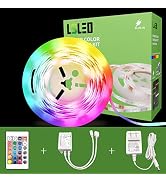 L5L3D RGB LED Strip Lights for Bedroom, 8ft Color Changing 5050 LED Light Strip with Remote Contr...