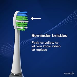 Reminder bristles on Sensonic Contour Brush Head