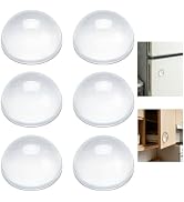 EBUKTUK 6pcs Door Handle Bumpers for Reducing Noise, Thickened Clear Door Knob Bumpers to Protect...