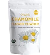 Iyasa Holistics Organic Chamomile Flower Powder, Food Grade for Baking, Cooking, Tea, Summer Drin...