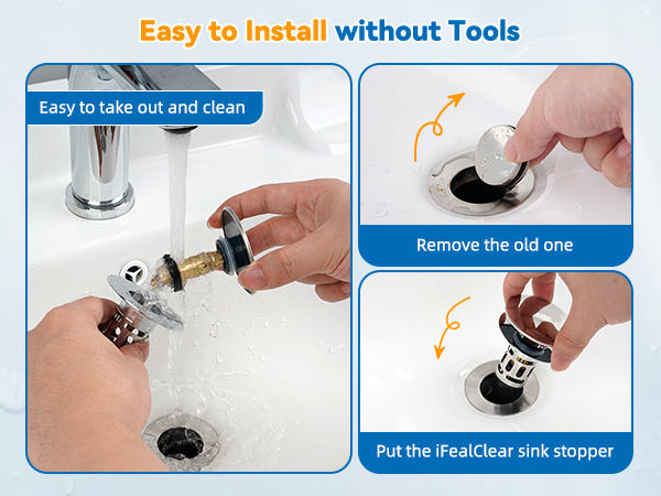 pop up drain stopper strainer