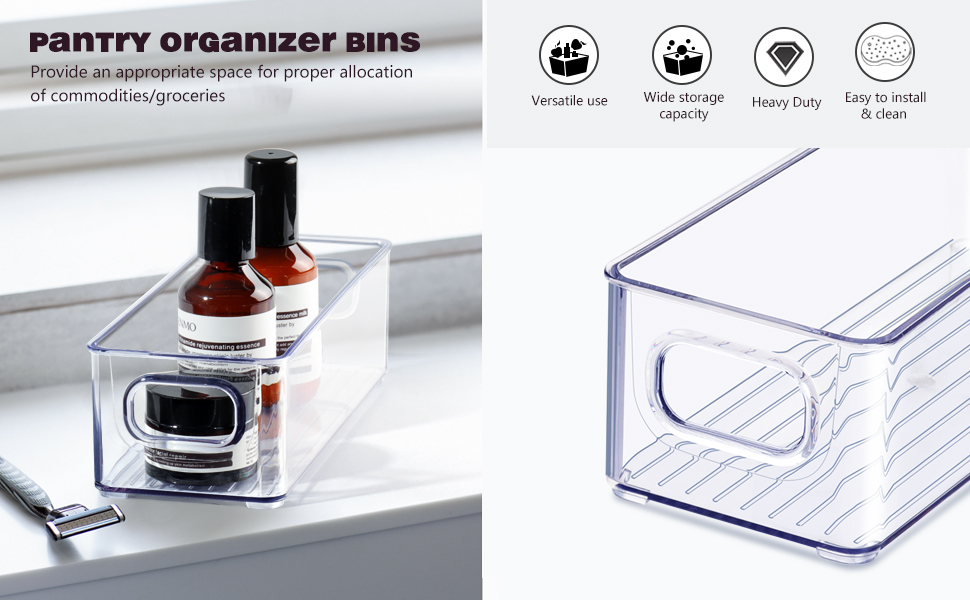 stackable storage bins