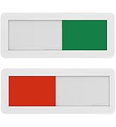 Mikikit Privacy Sign, Vacant Occupied Sign Slider Door Indicator Sign Occupied Door Sign for Conf...