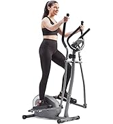 Sunny Health & Fitness Essentials Series Smart Elliptical Trainer with Exclusive SunnyFit App En