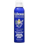 H2Ocean Piercing Aftercare Spray and Keloid Bump Removal– Sea Salt Spray for Body and Facial Pier...
