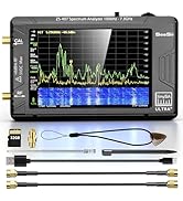 SeeSii TinySA Ultra+ ZS407 7.3GHz Spectrum Analyzer: 2025 Upgraded 4 Inch HW V0.5.4 100kHz-7.3GHz...
