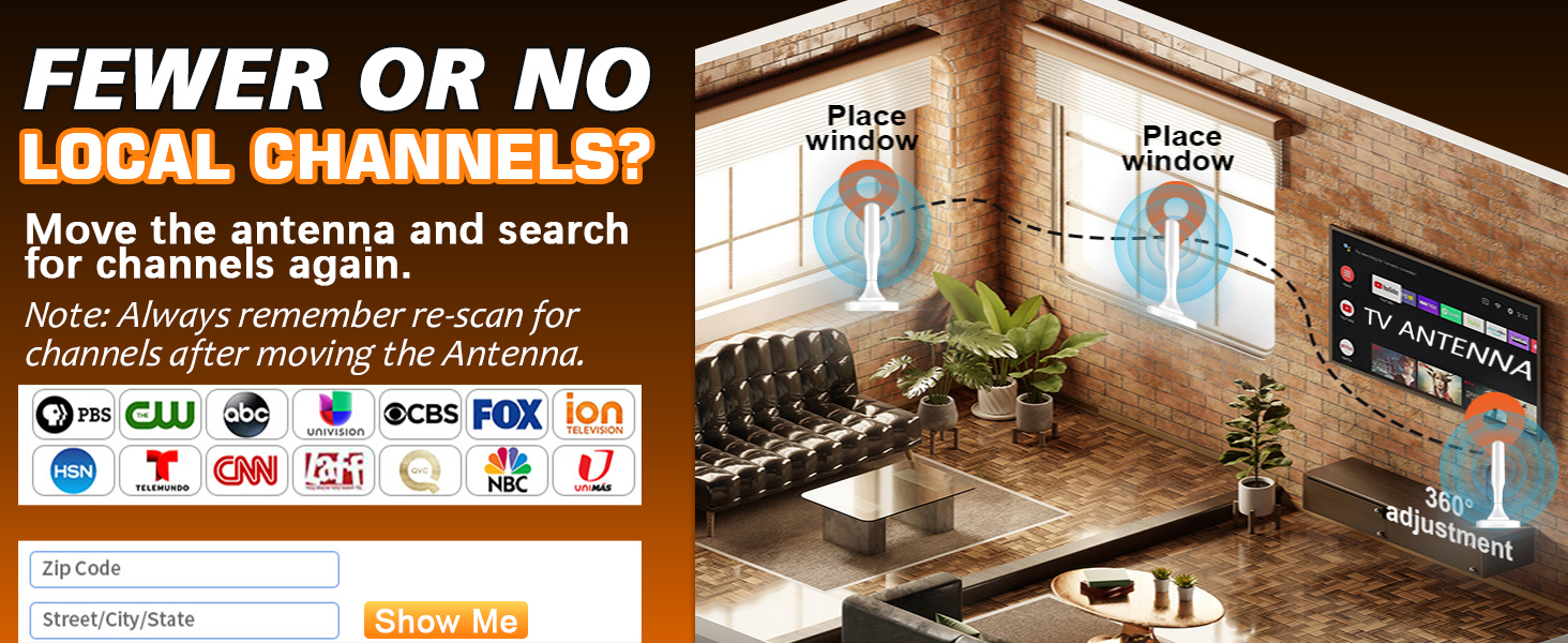 digital tv antenna for smart tv