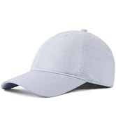 Zylioo Oversize XXL Linen Baseball Cap,Extra Large Breathable Dad Hat,Soft Crown Golf Cap for Big...