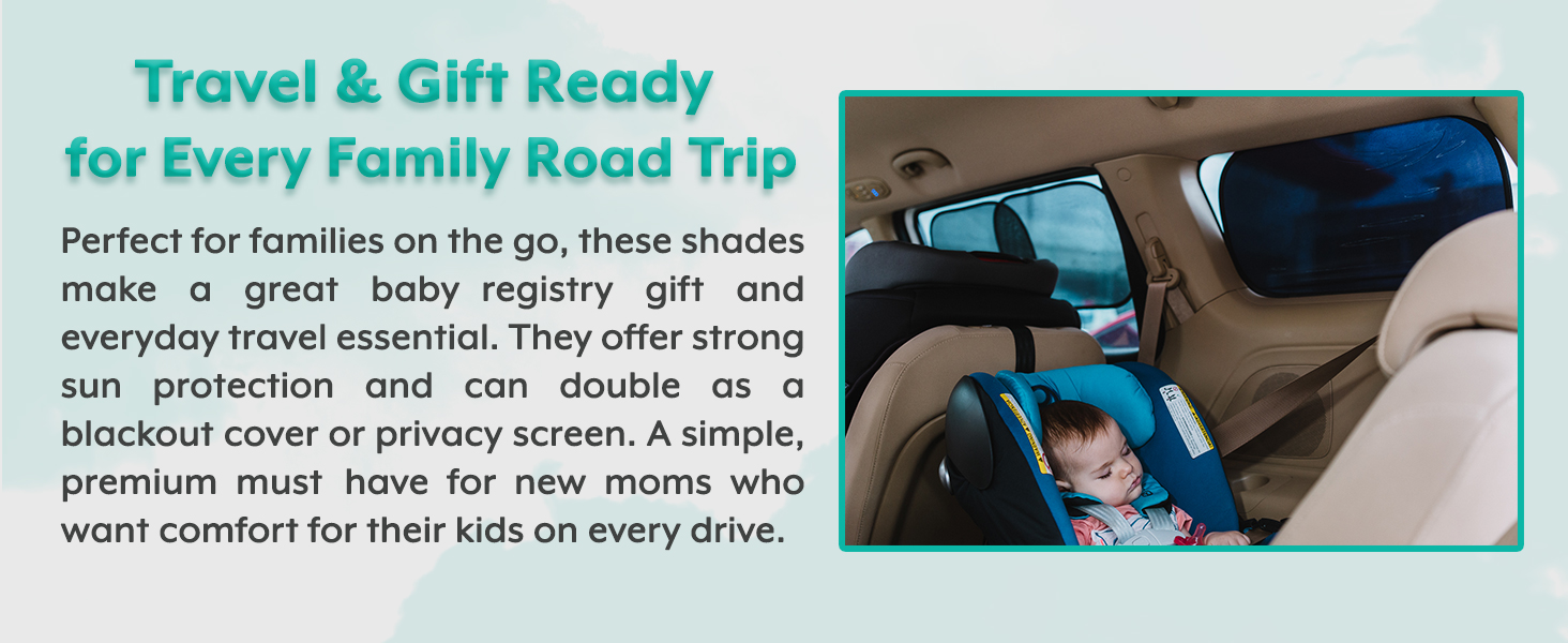 Travel & Gift Ready These practical car interior accessories are baby registry must haves
