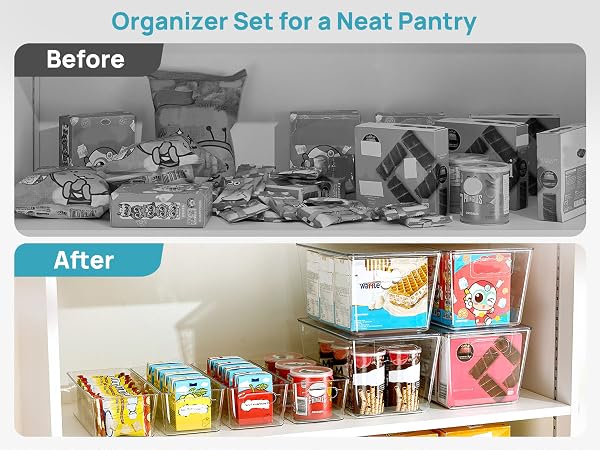 Pantry Organizers and Storage Bins