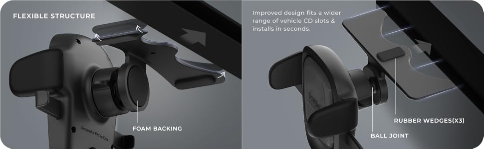 cell phone holder for car phone mount cd phone holder for car cd holder mount for car cd slot mount