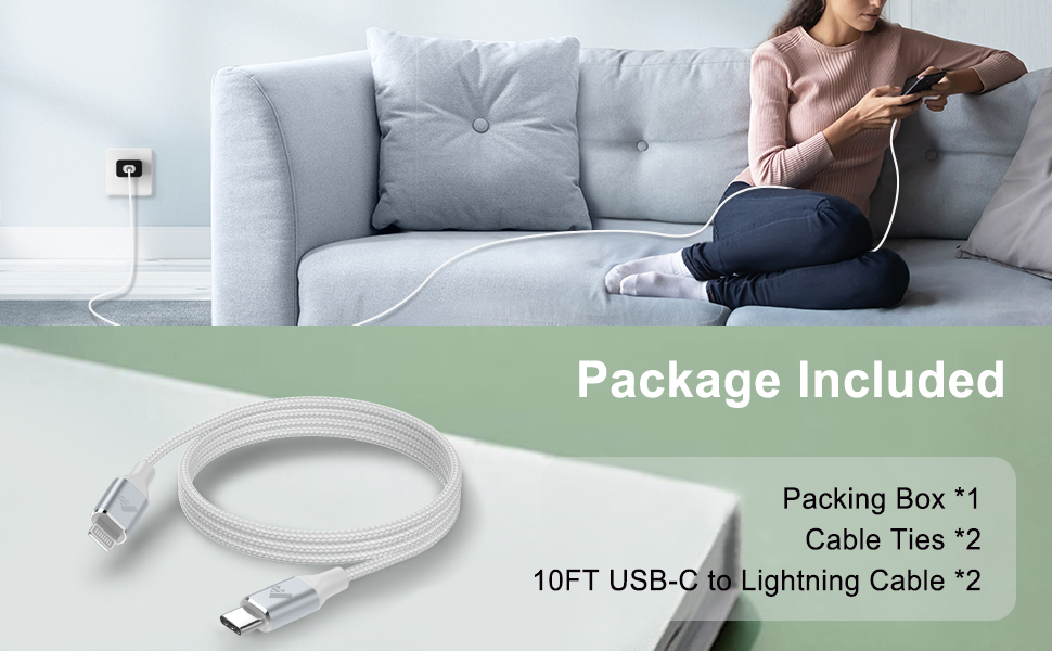 USB C to Lightning Cable