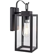LIT-PaTH Outdoor Wall Lantern, Wall Sconce as Porch Lighting Fixture with One E26 Base Max 60W, M...