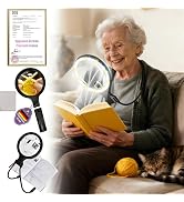5.0 Upgraded Magnifying Glass Hand Free