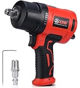 XIIW 1/2 Inch Air Impact Wrench, Max Torque 1560 ft-lbs, lightweight 4.4 lb Design, Heavy Duty 80...