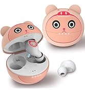 Bluetooth Earbuds Wireless for Kids Cute Pig Cat Design Audifonos Inalambricos Earphones Waterpro...
