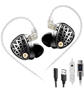 KZ Phantom in Ear Monitor for Gaming | Wired IEM Earbuds with Mic, Noise Isolatin, 4 Tuning, in E...