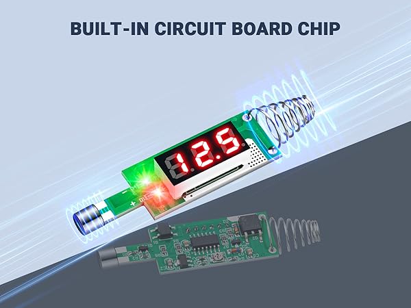 voltage tester with circuit board