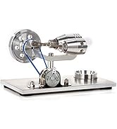 Sunnytech Hot Air Stirling Engine Motor Model Educational Toy Electricity Generator Colorful LED ...