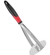 Joyoldelf Heavy Duty Potato Masher, Stainless Steel Integrated Masher Kitchen Tool & Food Masher/...