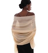 RUI VTRON Womens Scarf Pashmina Shawls and Wraps for Evening Dresses Like chiffon Silk Scarf for ...