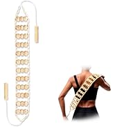 KintKita Wood Therapy Massage Tools,Back Wooden Massage Roller Rope Tool Maderoterapia Kit Profes...