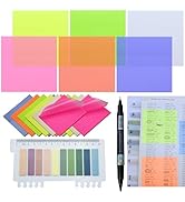 YOUDEFUL 800Pcs Transparent Sticky Notes, 3