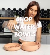 bowls heavy simple copper weighted coldest size big cats cute spilling watering travel girl treat