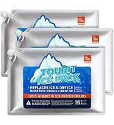 TOURIT Reusable Ice Pack for Coolers Long Lasting Cooler Ice Packs for Cooler Bag Lunch Bags/Boxe...