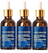 Liquid Solution Anti Aging Serum,Liquid Solution Serum for Wrinkles,Promotes Skin Collagen Produc...