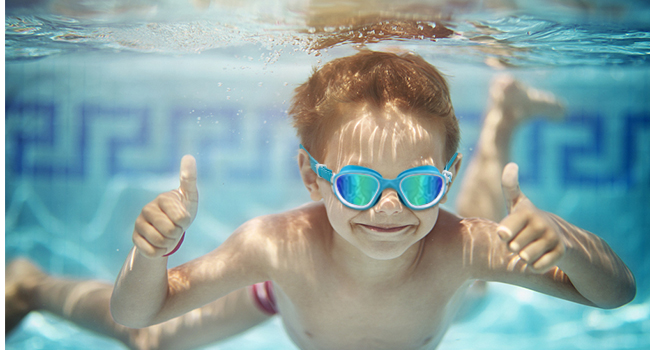 G1MINI polarized kids swim goggles