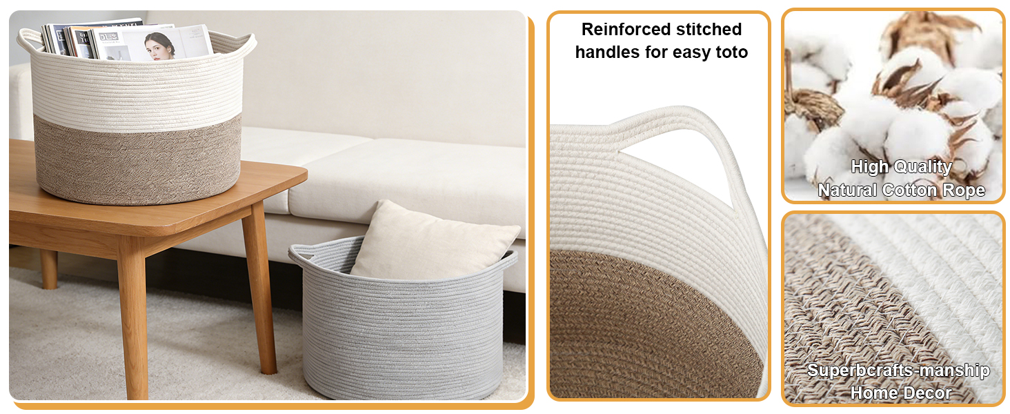storage baskets