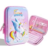 Ristpal Pencil Case for Girls Boys, Kids Cute Pencil Case Pencil Pouch, 3D EVA Large Capacity Pen...