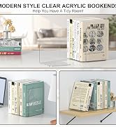clear book ends