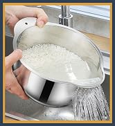 Small rice rinser