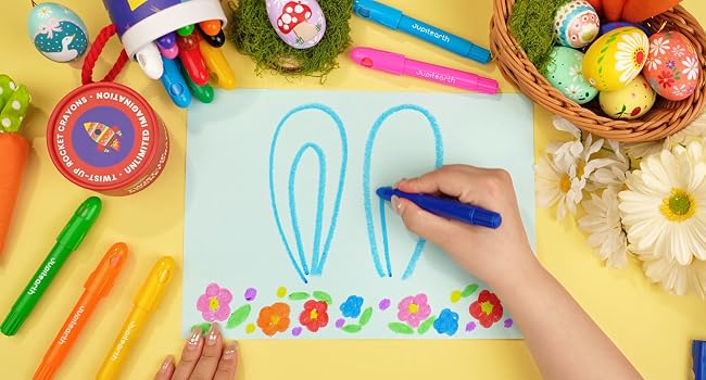 Ultra-Silky Crayons for Ages 4-8