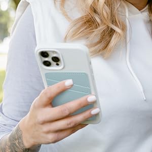 phone card holder blue