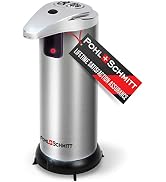 POHL SCHMITT Premium Soap Dispenser Touchless Automatic, Battery Operated Soap Dispenser, Waterpr...