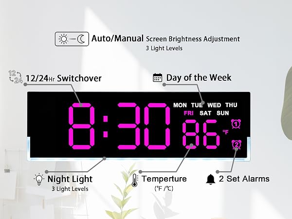 LED desk CLOCK