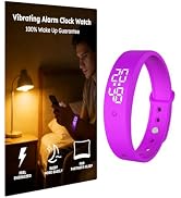 RITHEM Vibrating Alarm Clock Watch for Heavy Sleepers, Silent Wake Up Bracelet & Smart Wristband,...