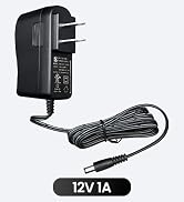 10FT/3M UL 12V 1A 1000mA 12W Power Supply Adapter Horizontal Plug 0.5A 500mA 0.6A 600mA 0.8A 800m...
