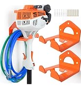 reliahom Weed Eater Hanger, Heavy Duty Garage Organization Trimmer Rack, Garden Power Tool Organi...