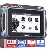 OBD2 Scanner BOSSCOMM eTouch770 All Systems, ABS Bleeding SAS Throttle Oil BMS EPB 6 Resets,Code ...