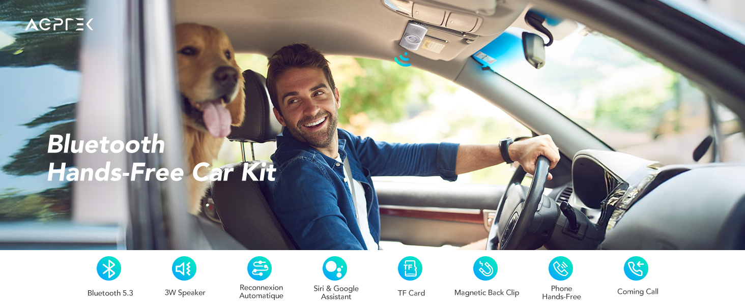 Car Speaker with Bluetooth 5.3