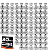 E BAVITE 80 Pack Fridge Magnets, Small Strong Magnet Refrigerator Magnetic Cute Crafts for Kitche...